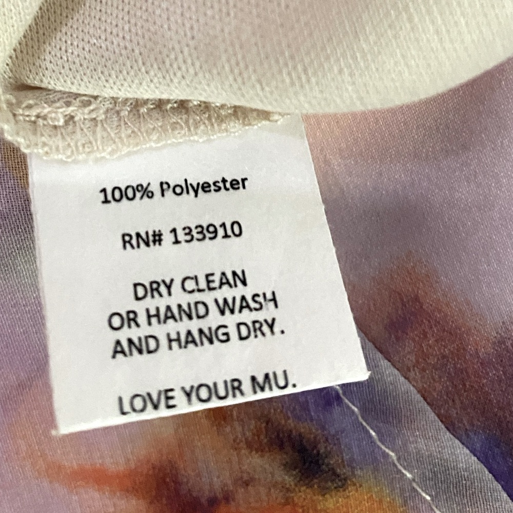 show me your Mumu Kylie Mini Dress in Abers Babers Floral Print Chiffon XL - Picture 5 of 10
